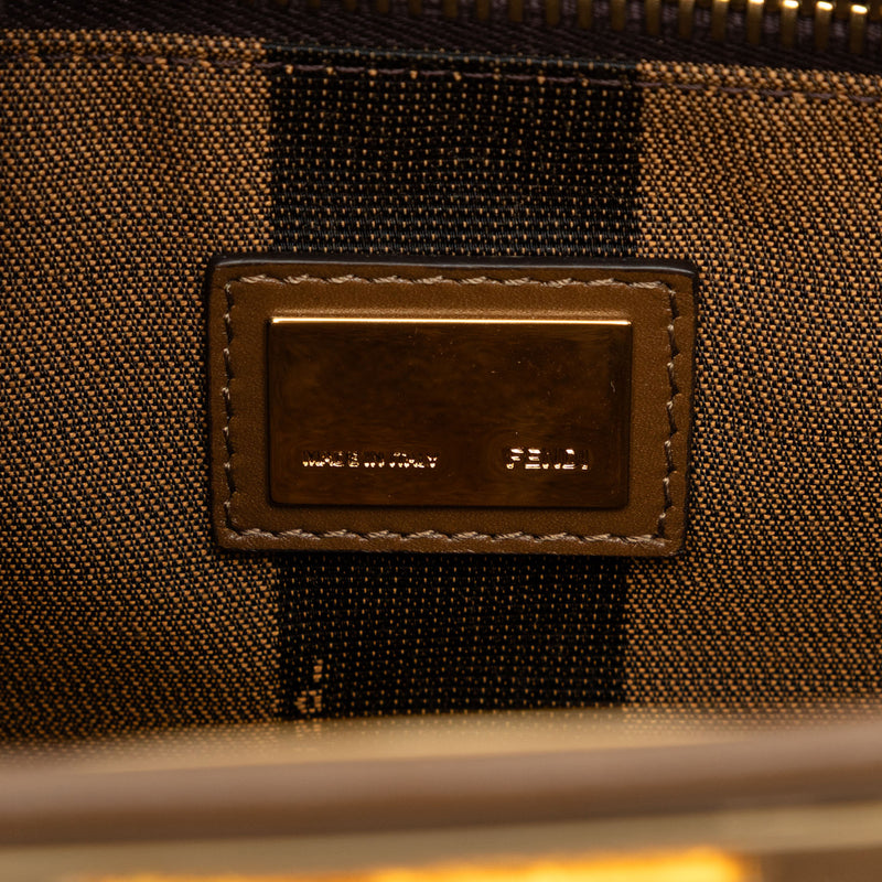Medium Leather Peekaboo Iconic Satchel - Image 5
