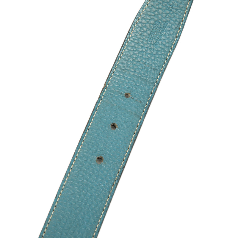 Box Calf and Togo H Plate Reversible Belt - Image 7