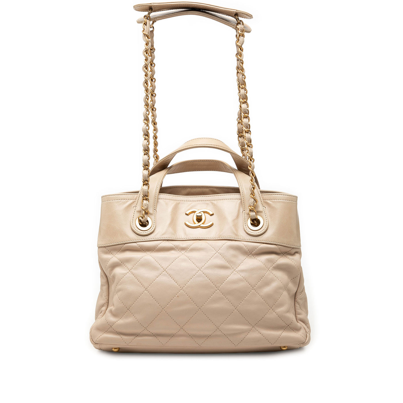 Small Quilted Calfskin In The Mix Satchel - Image 1