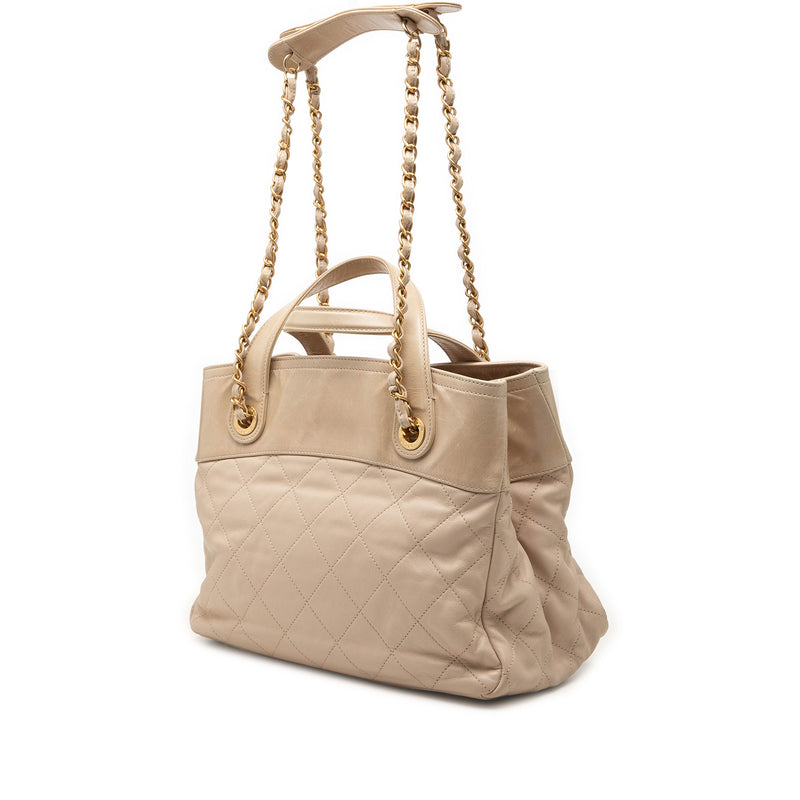 Small Quilted Calfskin In The Mix Satchel - Image 2
