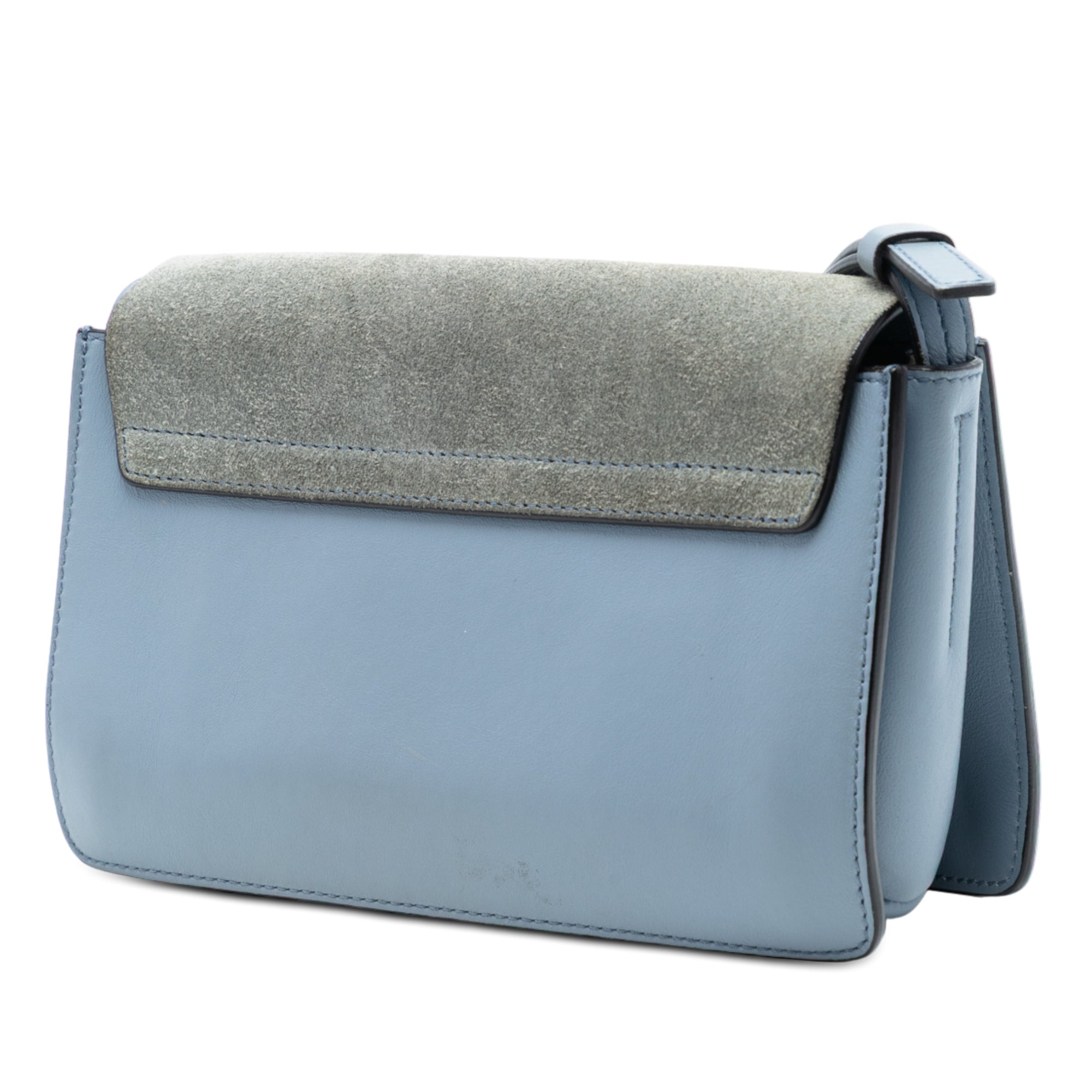 Small Suede and Calfskin Faye Crossbody - Image 2