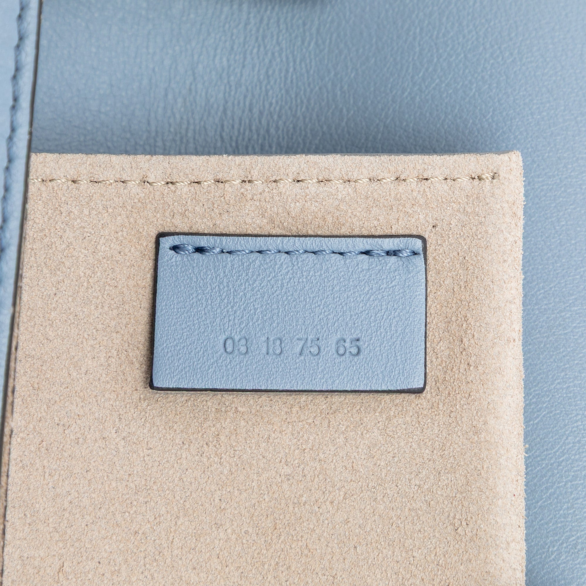 Small Suede and Calfskin Faye Crossbody - Image 6