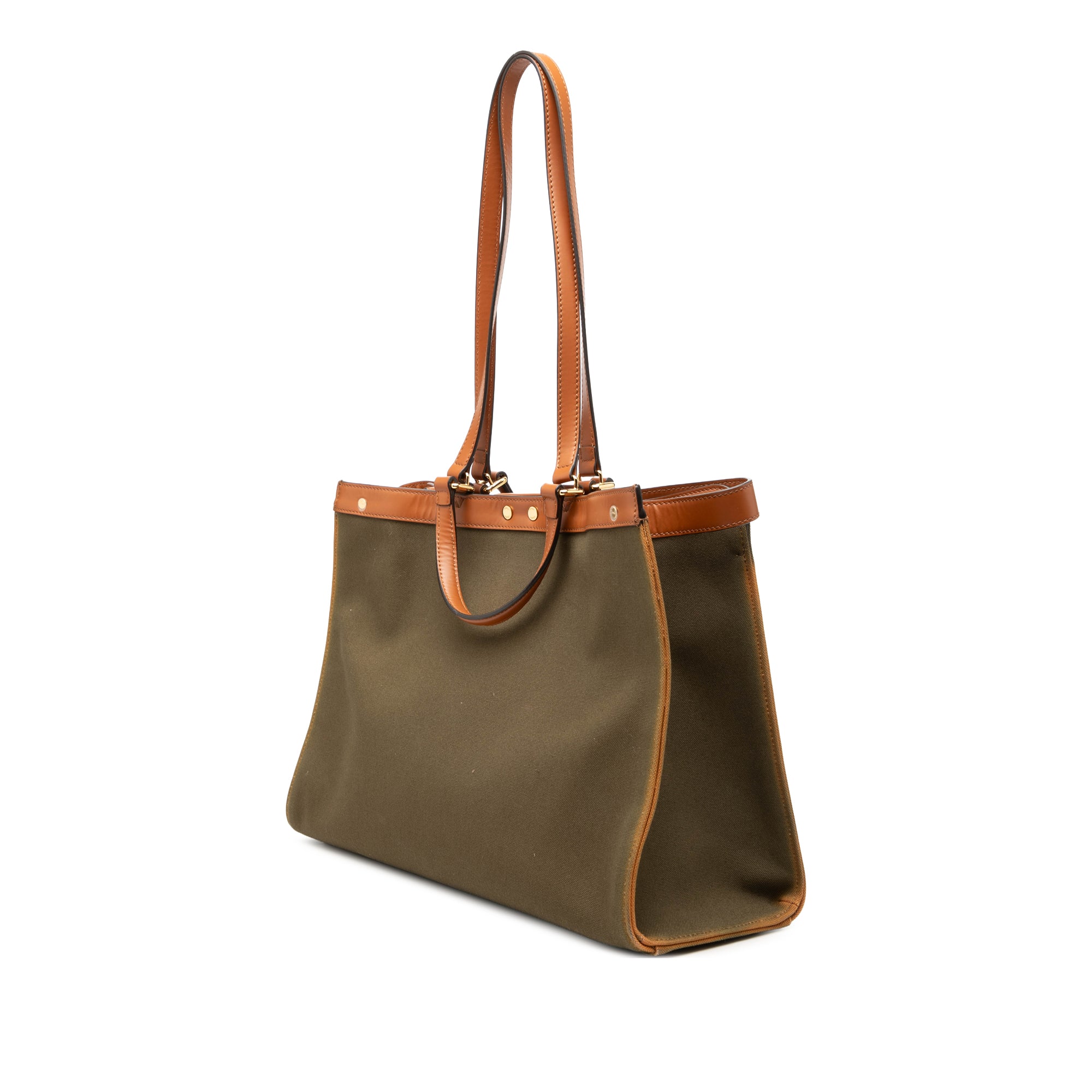 Zucca Embroidered Canvas Peekaboo X Tote - Image 2