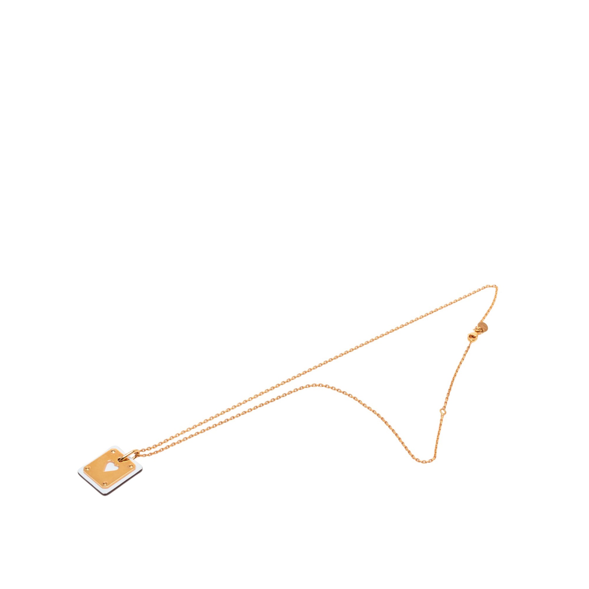 Small Rose Gold Plated Swift As de Coeur Pendant Necklace - Image 1