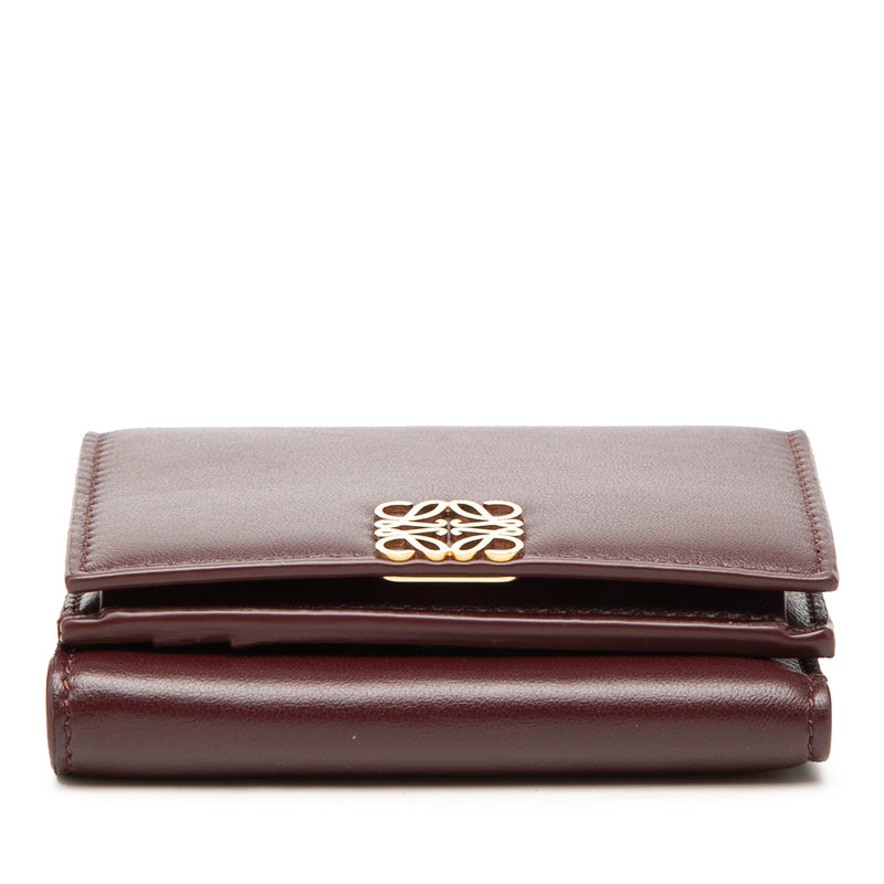 Leather Anagram Trifold Wallet - Image 3