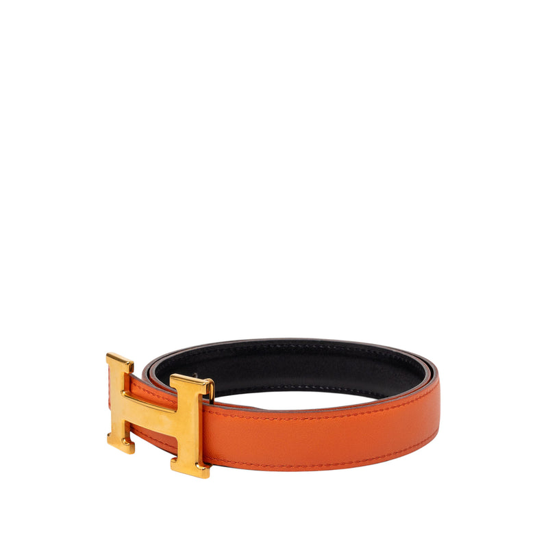 Box Calf Constance H Reversible Belt - Image 2