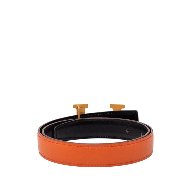 Box Calf Constance H Reversible Belt - Image 3