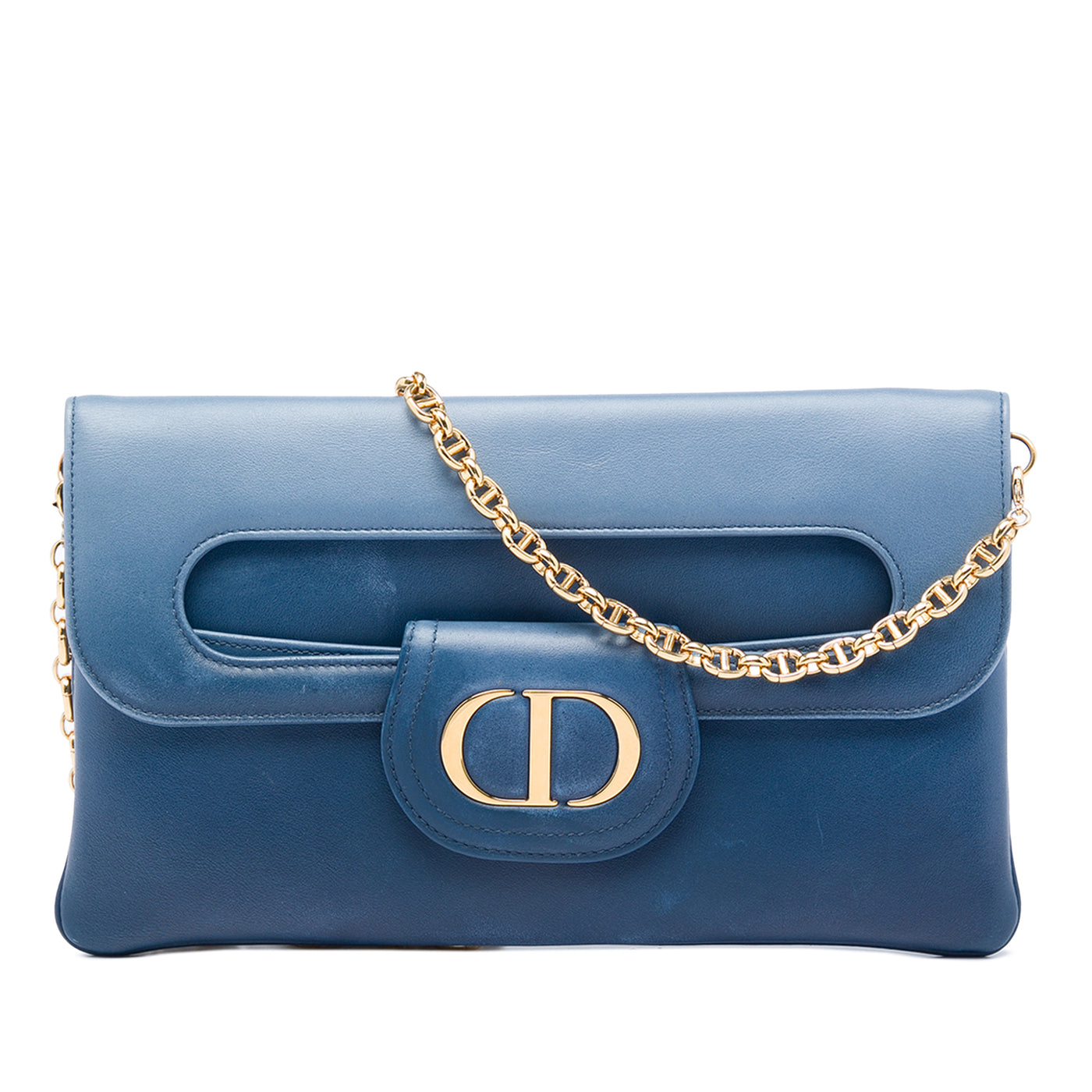 Medium Calfskin DiorDouble Chain Bag - Image 1