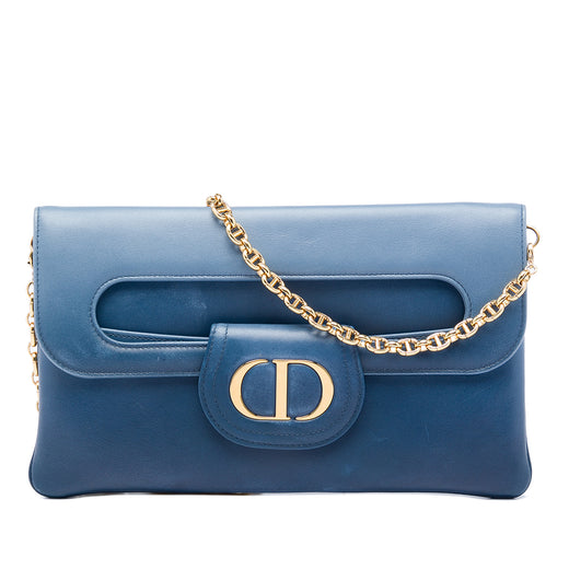 Medium Calfskin DiorDouble Chain Bag - Image 1