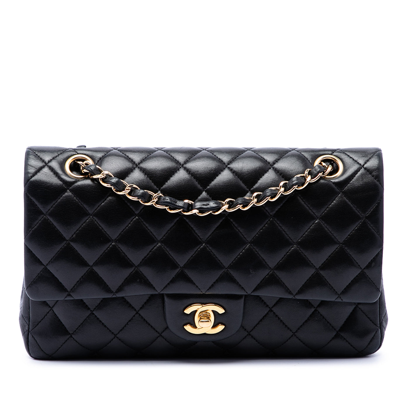 Medium Classic Lambskin Double Flap - Image 1