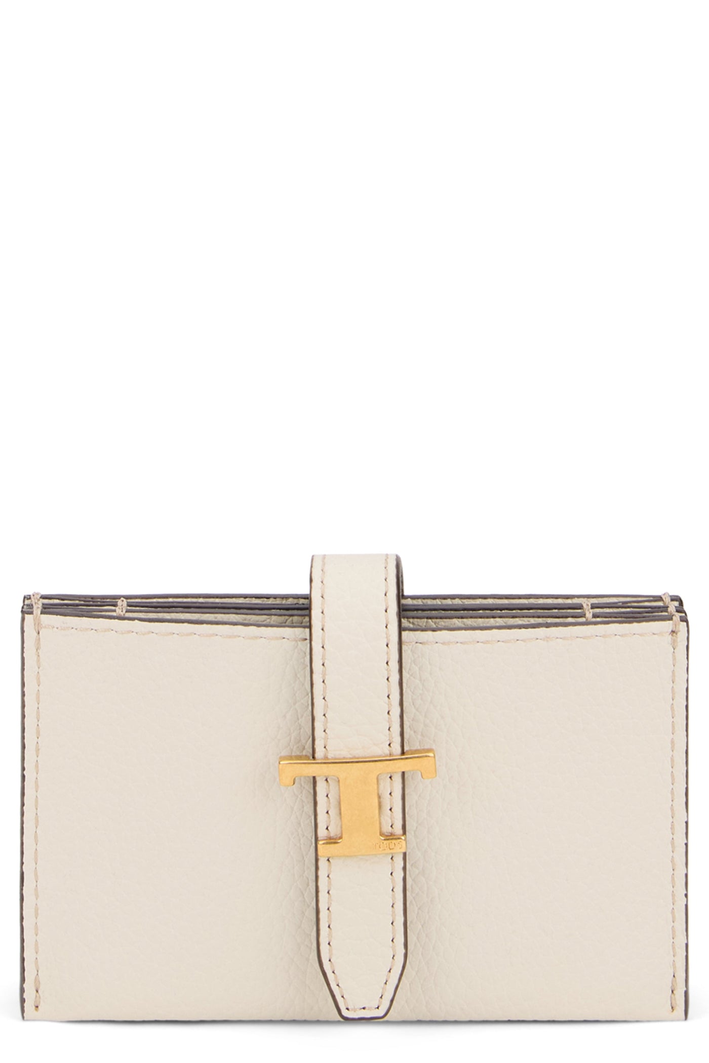 Tods Calfskin Wallet — White