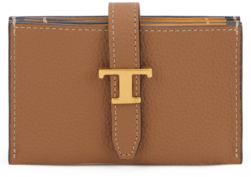 Tods Wallet — Camel Calfskin & Purses