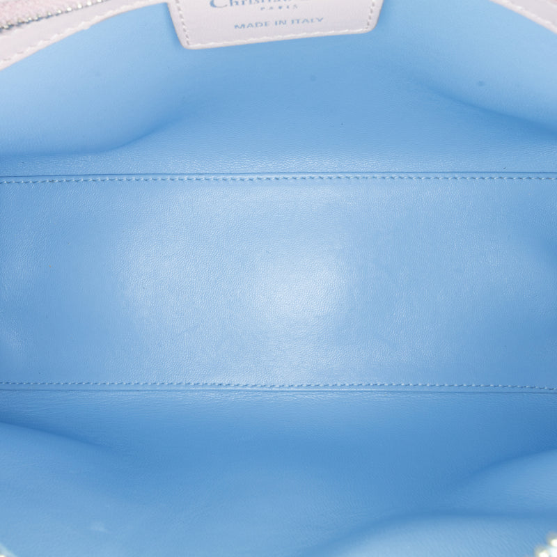 Medium Tricolor Lambskin Cannage Lady Dior - Image 5
