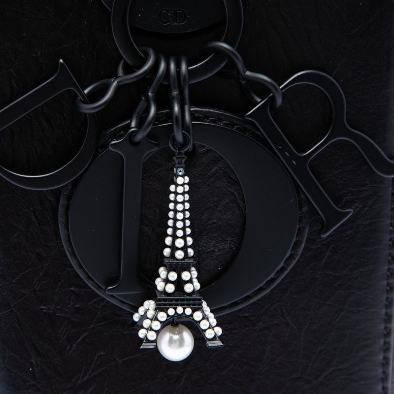 Medium Crinkled Calfskin Eiffel Tower Lady Dior - Image 5
