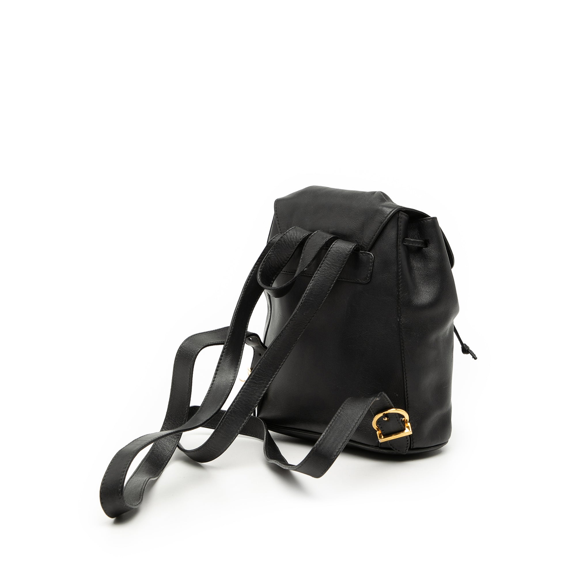 Leather Double Gancini Backpack - Image 2
