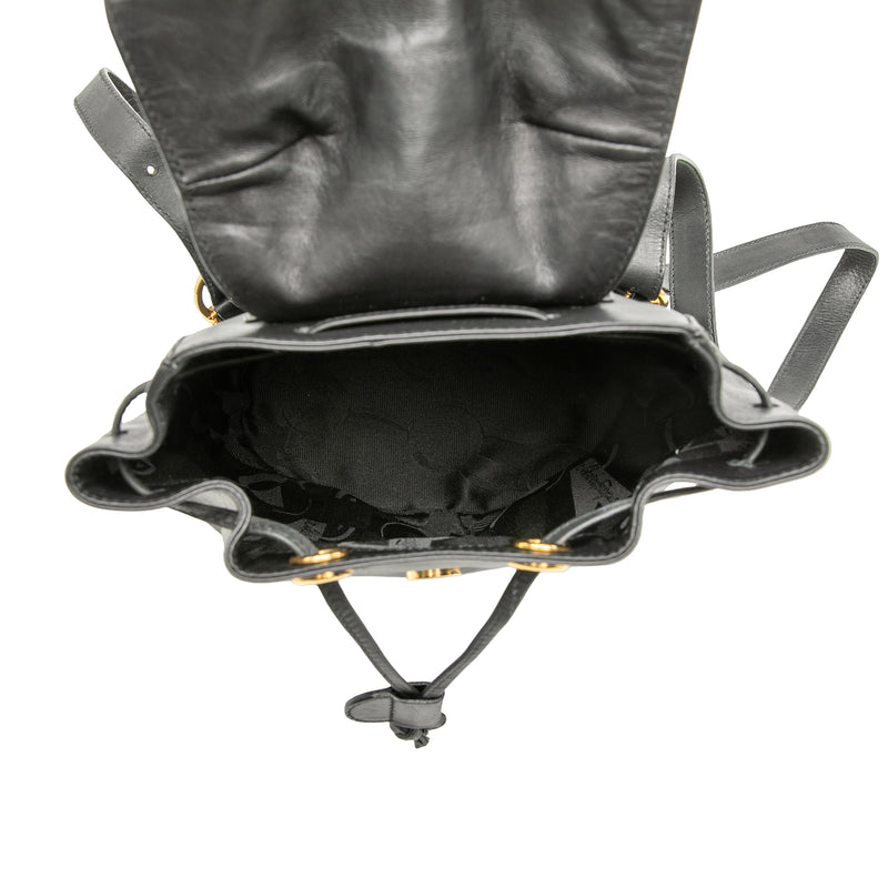 Leather Double Gancini Backpack - Image 4