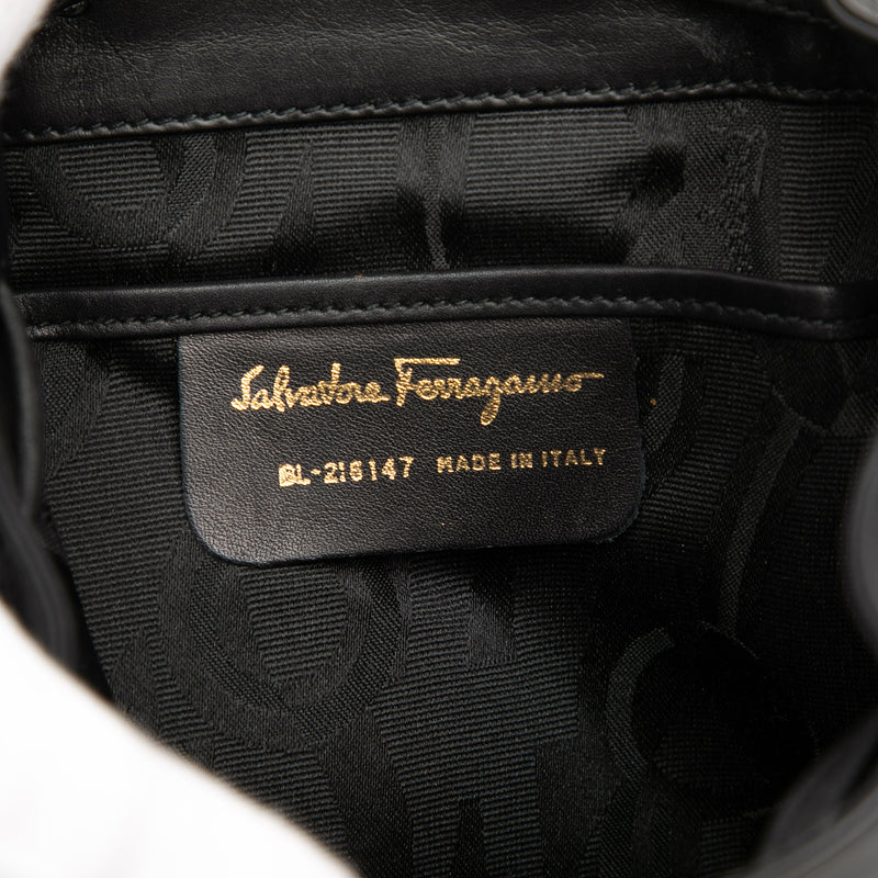 Leather Double Gancini Backpack - Image 5