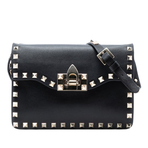 Small Leather Rockstud Flap Crossbody - Image 1