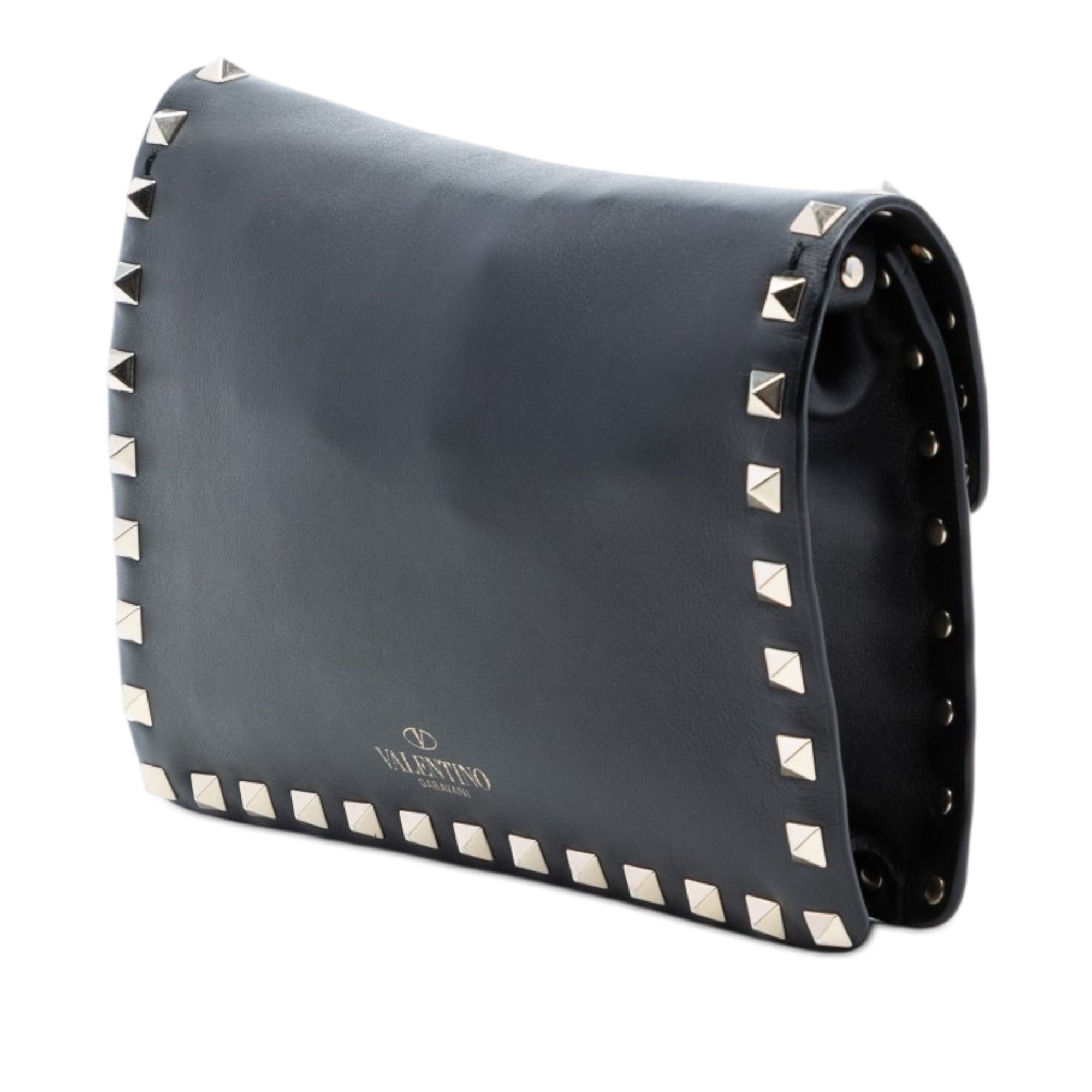 Small Leather Rockstud Flap Crossbody - Image 2