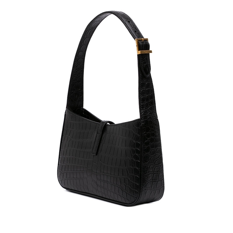 Croc Embossed Leather Le 5 A 7 - Image 2