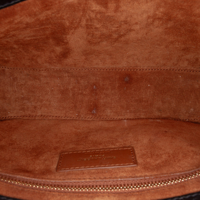 Croc Embossed Leather Le 5 A 7 - Image 4