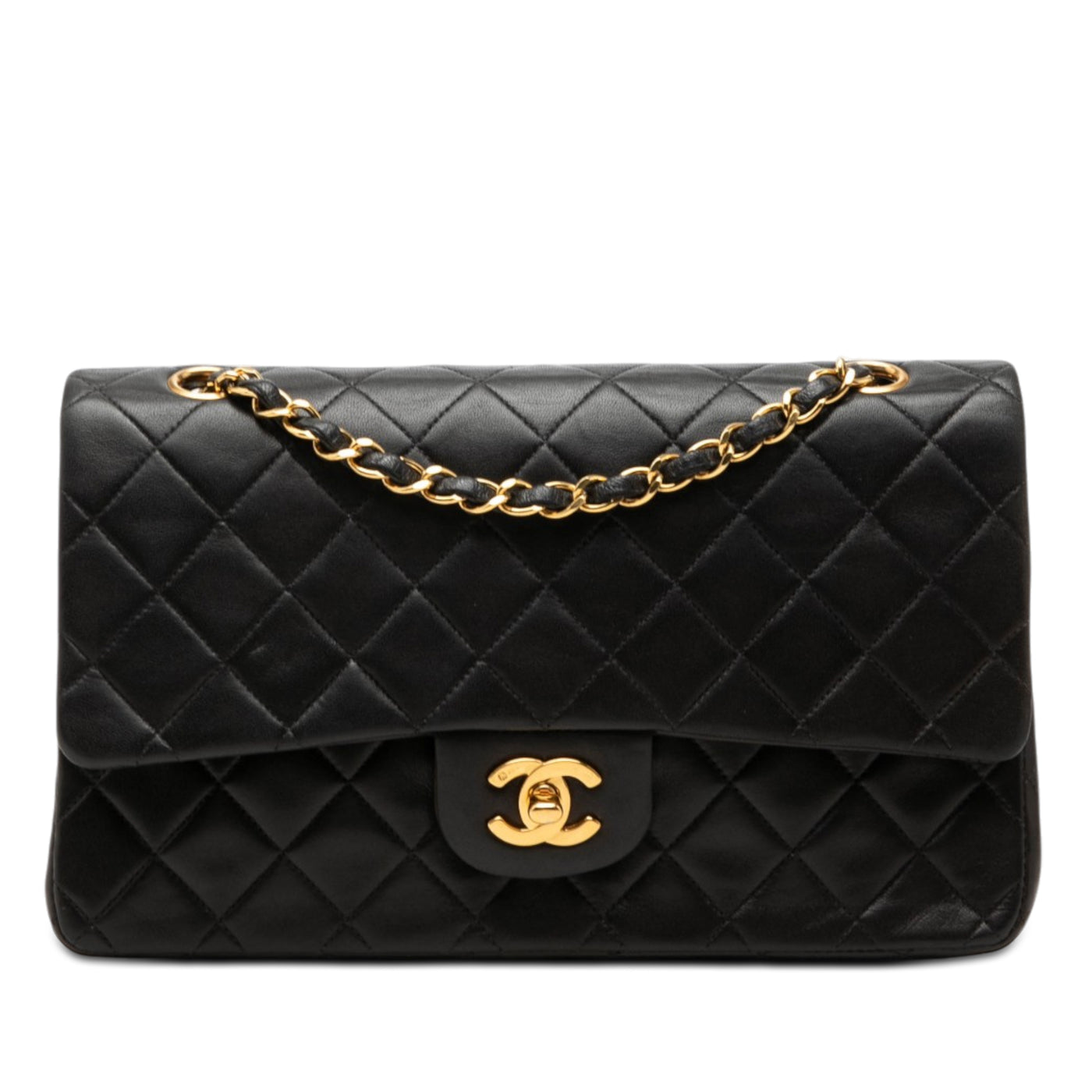 Medium Classic Lambskin Double Flap - Image 1