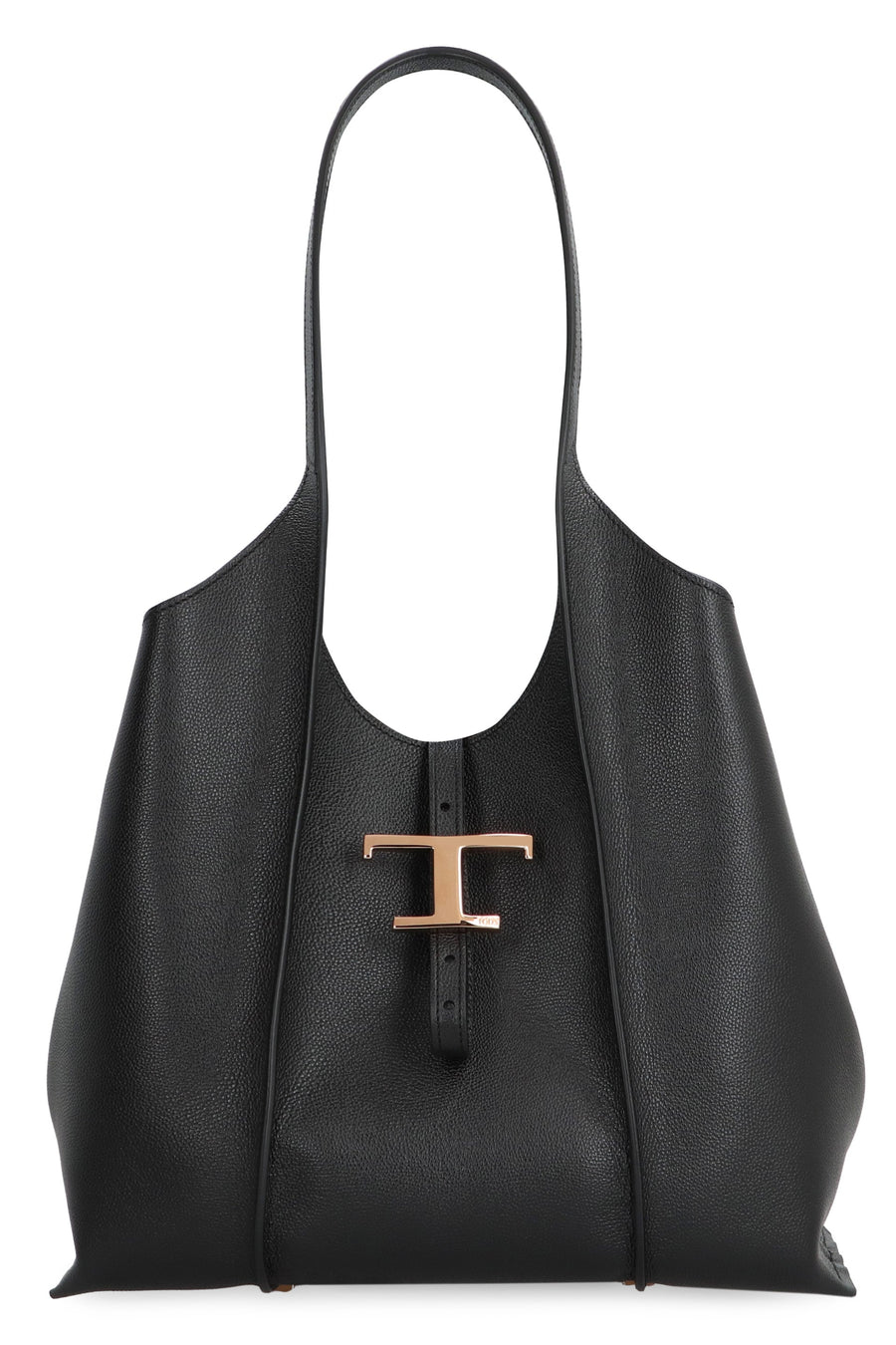 Tods Tote Bag — Black Calf Leather