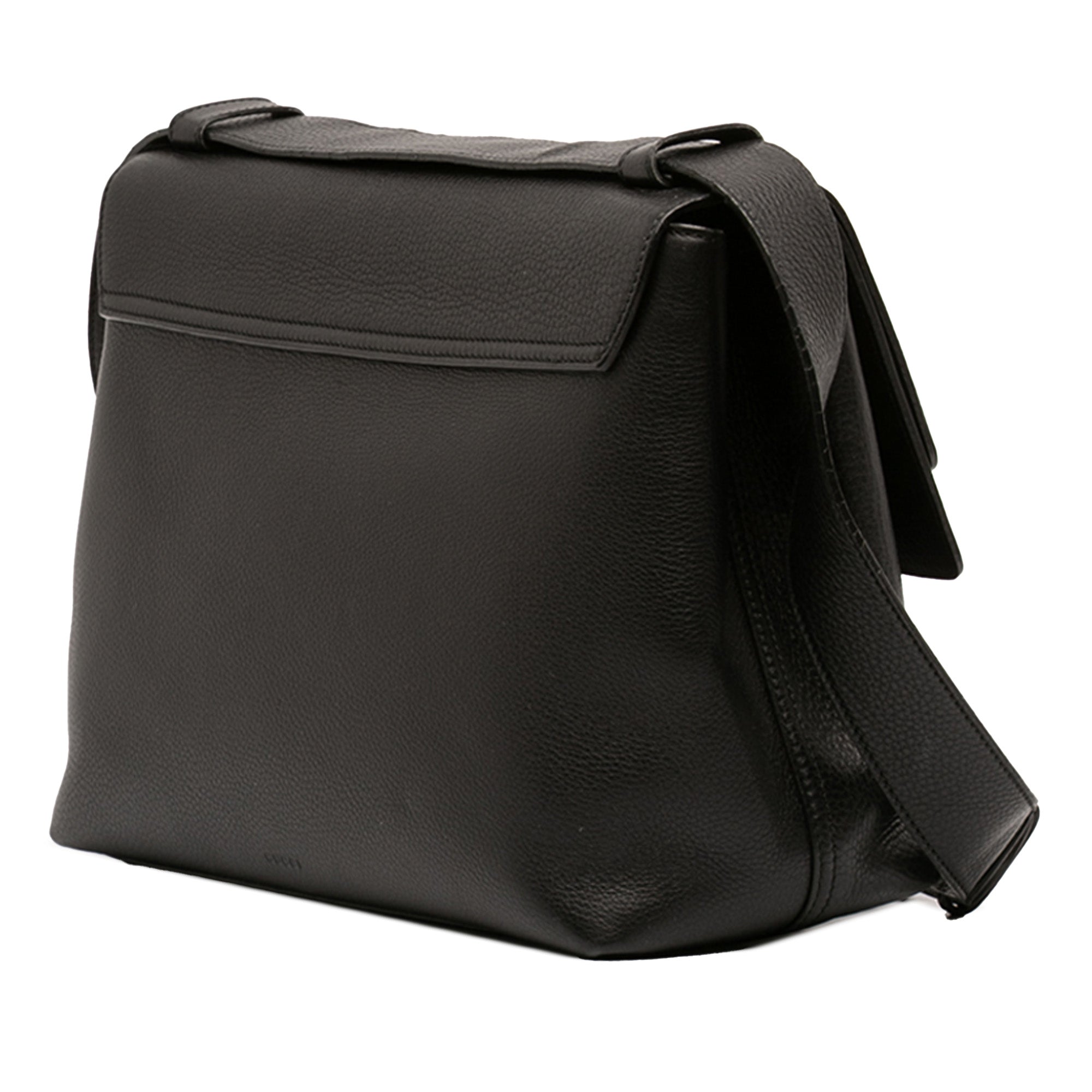 Large GG Marmont Pebbled Calfskin Flap Shoulder Bag - Image 2