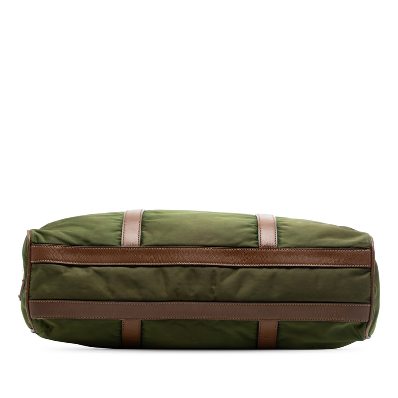 Leather Trimmed Tessuto Tote - Image 3