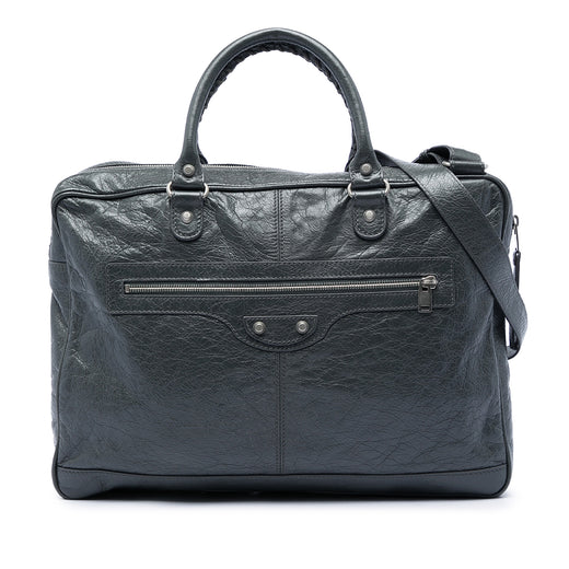 Mini Lambskin Motocross Classic Folder Business Bag - Image 1
