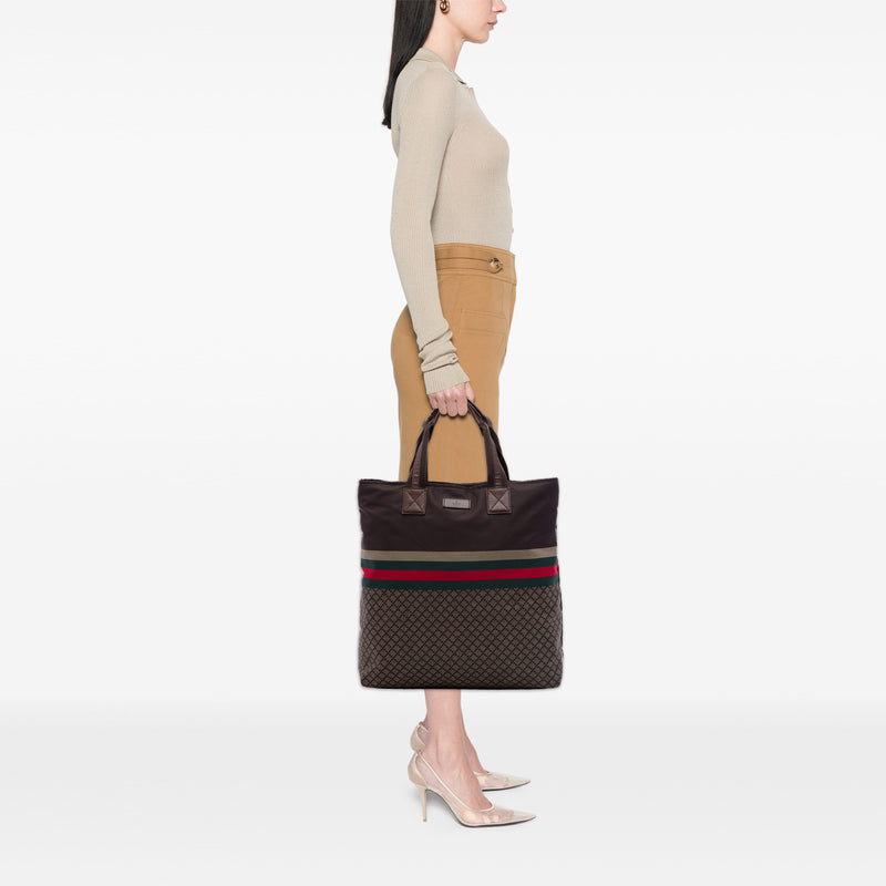 Diamante Nylon Web Tote - Image 7