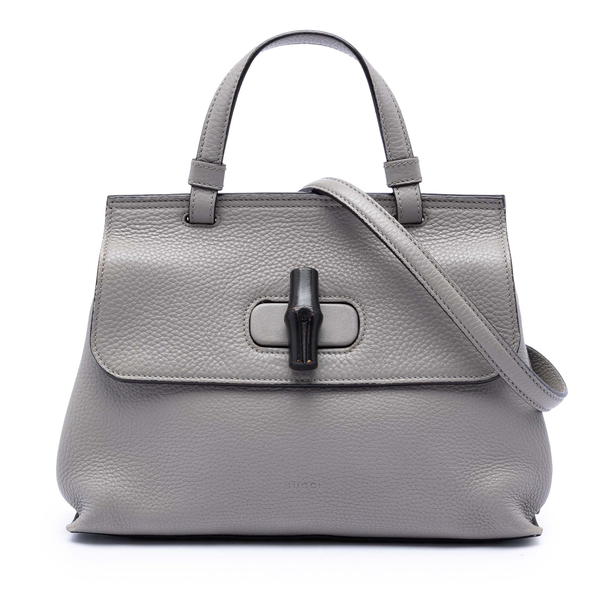 Small Calfskin Bamboo Daily Satchel - Image 1