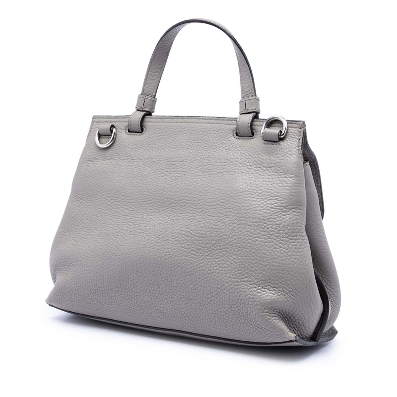 Small Calfskin Bamboo Daily Satchel - Image 2