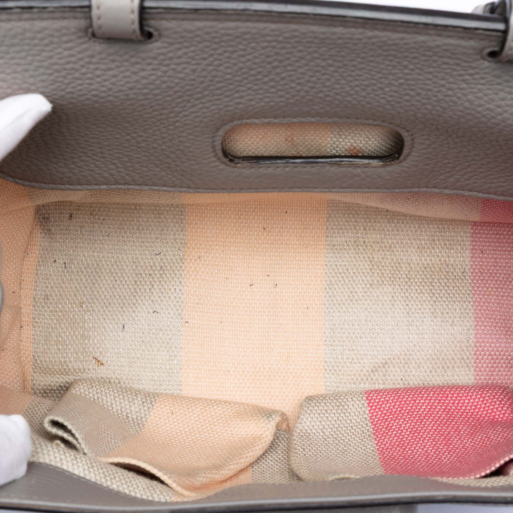 Small Calfskin Bamboo Daily Satchel - Image 4