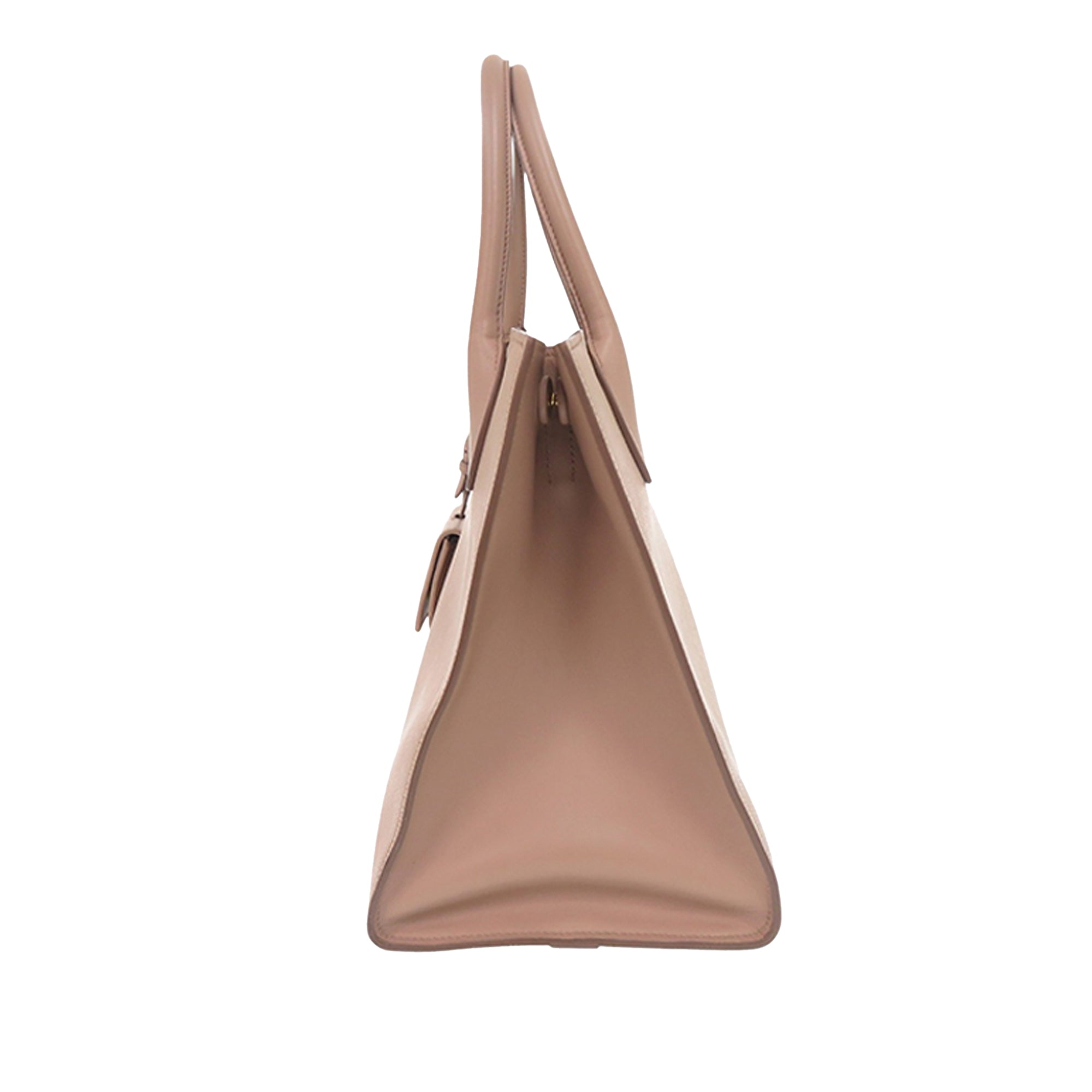 Medium Saffiano Cuir Monochrome Top Handle Tote - Image 3