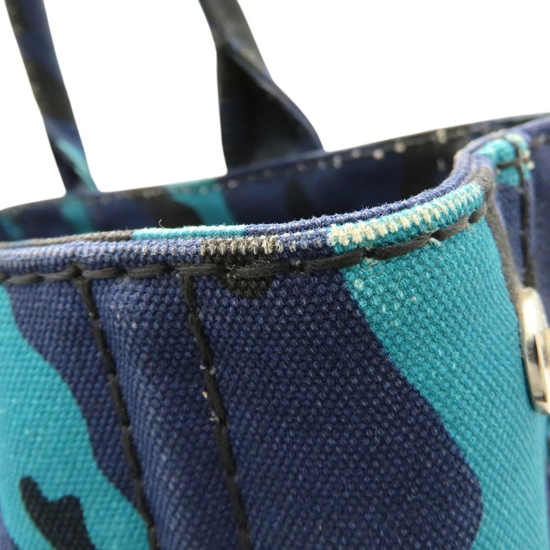 Small Canvas Canapa Logo Camouflage Satchel - Image 12