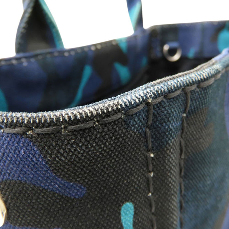 Small Canvas Canapa Logo Camouflage Satchel - Image 14