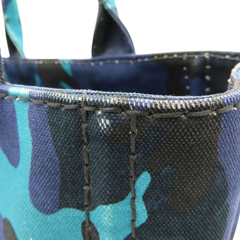 Small Canvas Canapa Logo Camouflage Satchel - Image 15