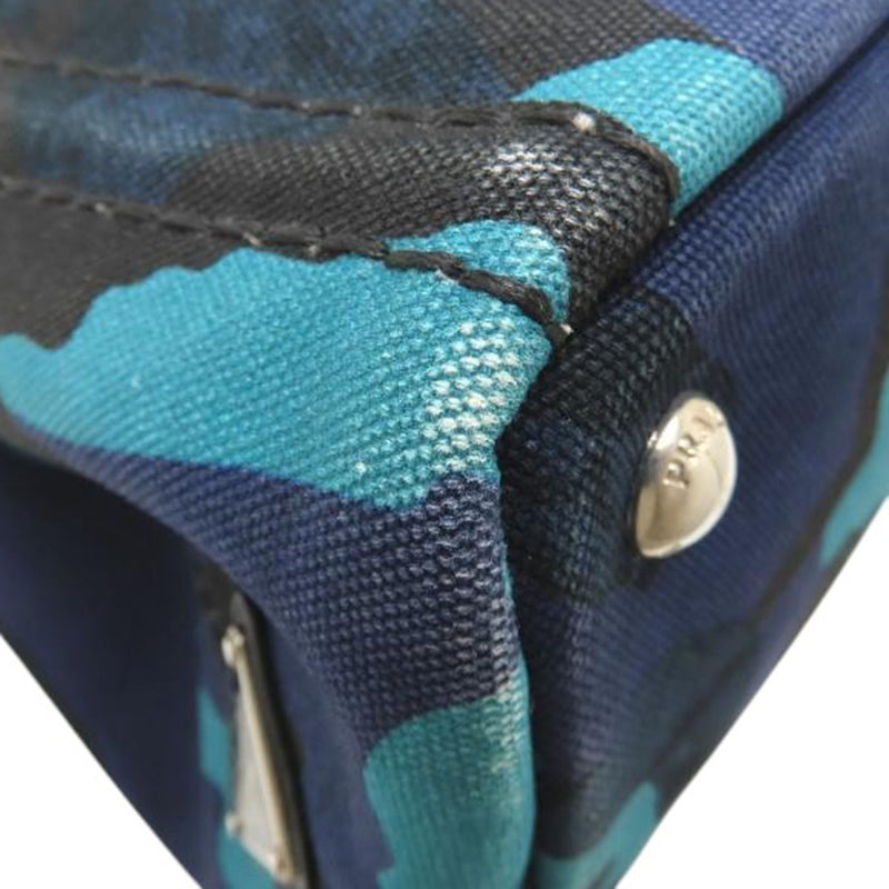 Small Canvas Canapa Logo Camouflage Satchel - Image 27