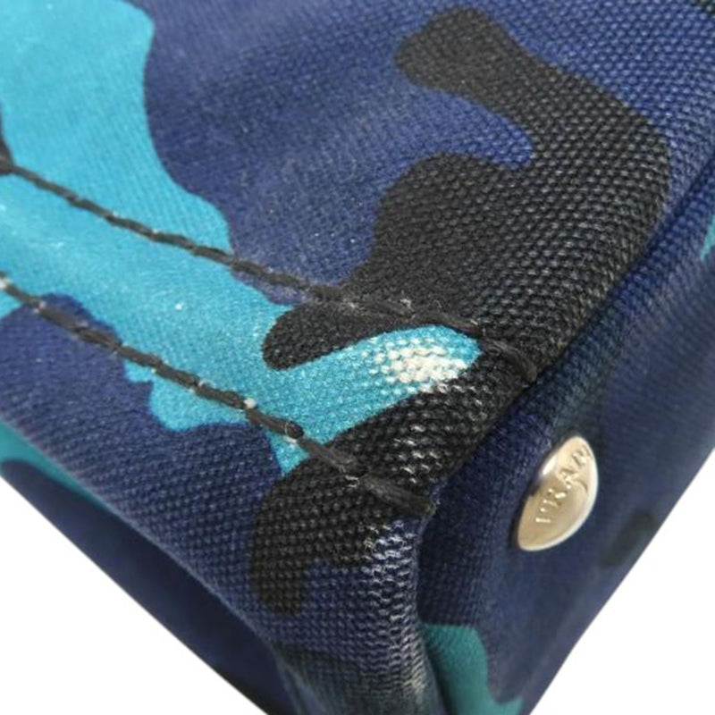 Small Canvas Canapa Logo Camouflage Satchel - Image 29