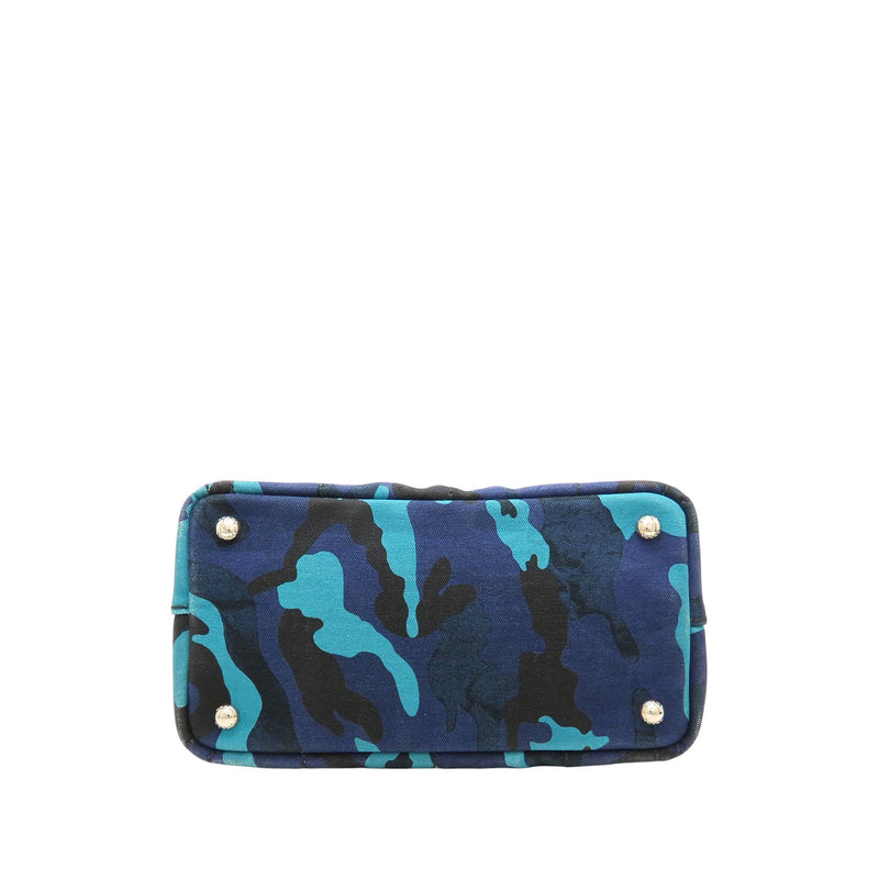 Small Canvas Canapa Logo Camouflage Satchel - Image 3