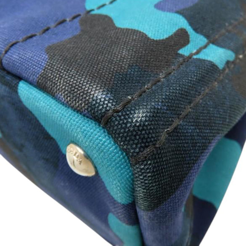 Small Canvas Canapa Logo Camouflage Satchel - Image 30
