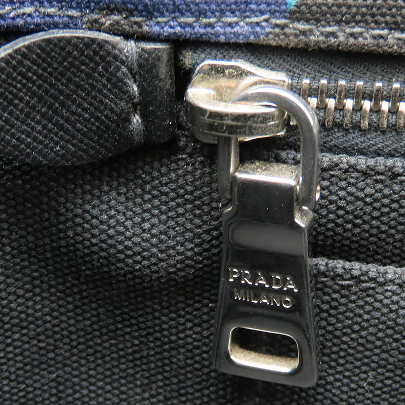 Small Canvas Canapa Logo Camouflage Satchel - Image 7