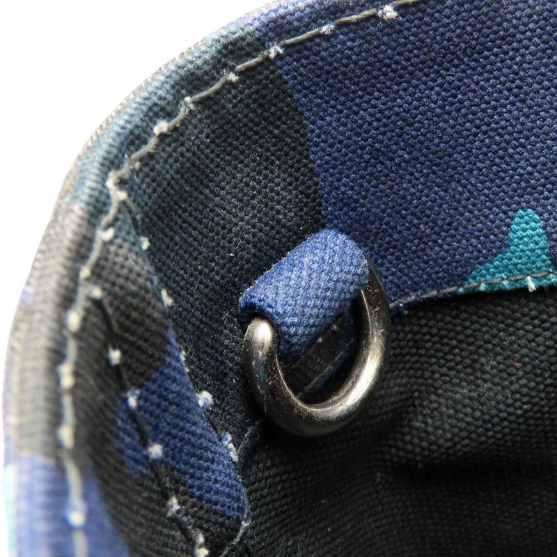Small Canvas Canapa Logo Camouflage Satchel - Image 8