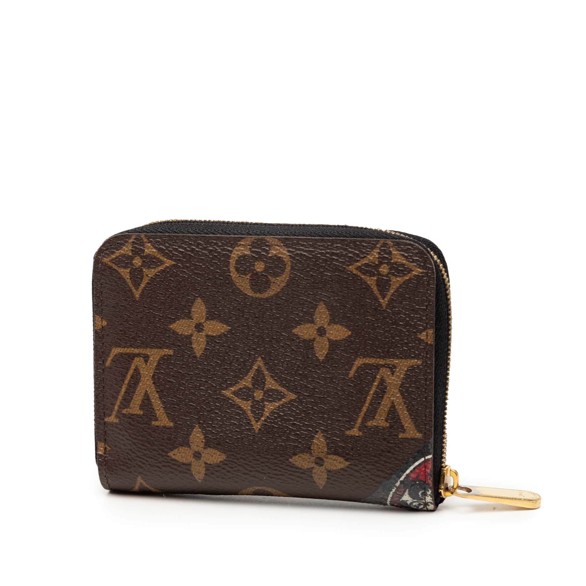 Kansai Yamamoto Monogram Kabuki Zippy Coin Purse - Image 2