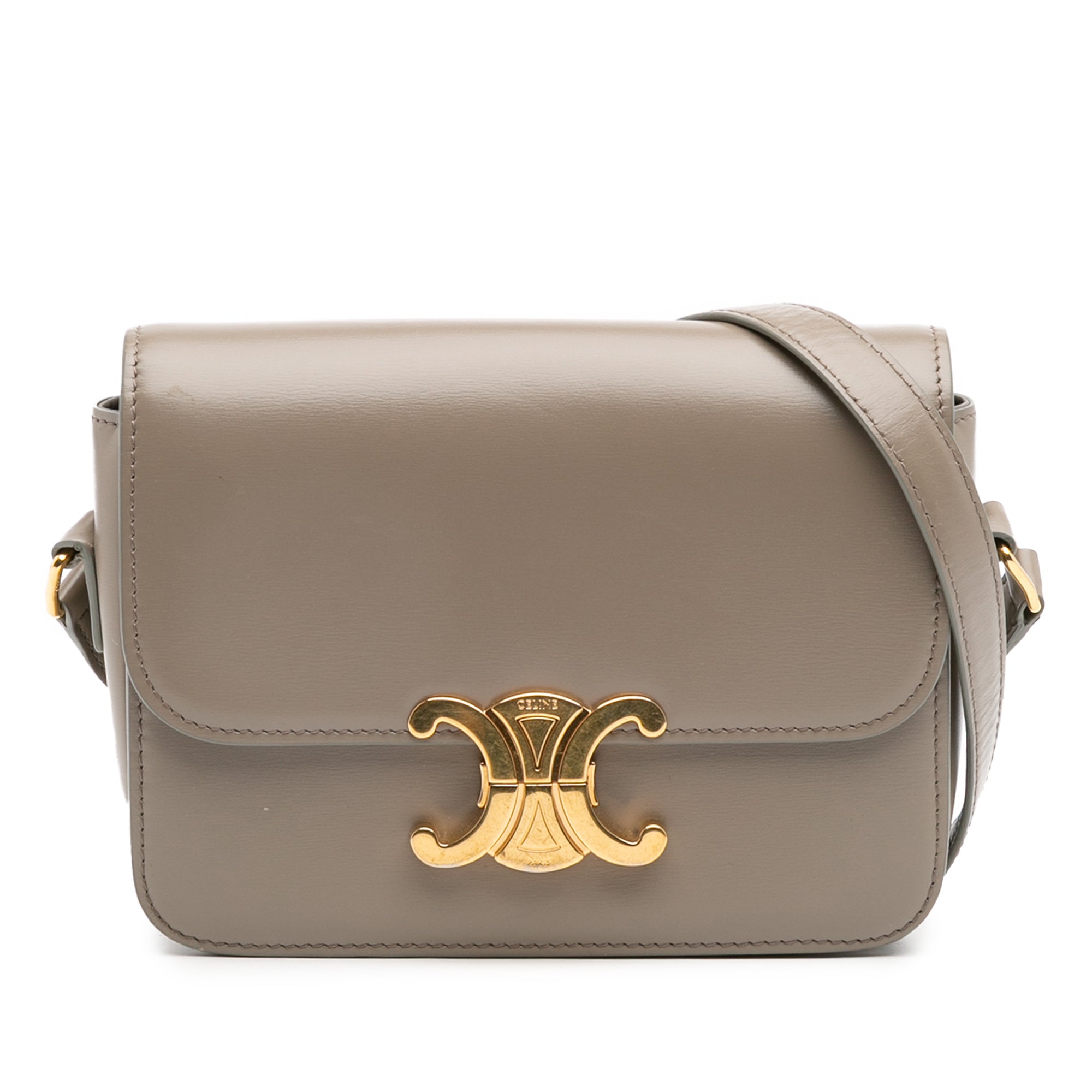 Teen Shiny Calfskin Triomphe Crossbody - Image 1