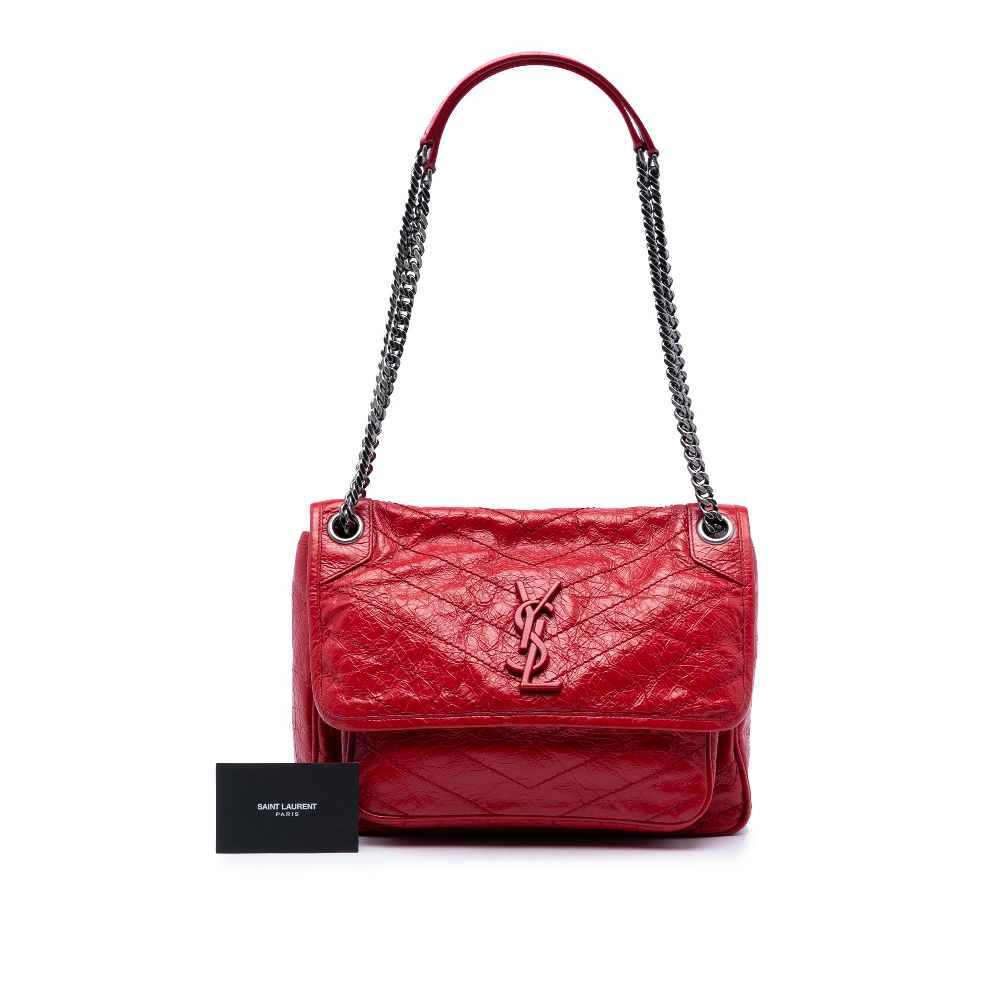 Medium Crinkled Calfskin Niki - Image 6