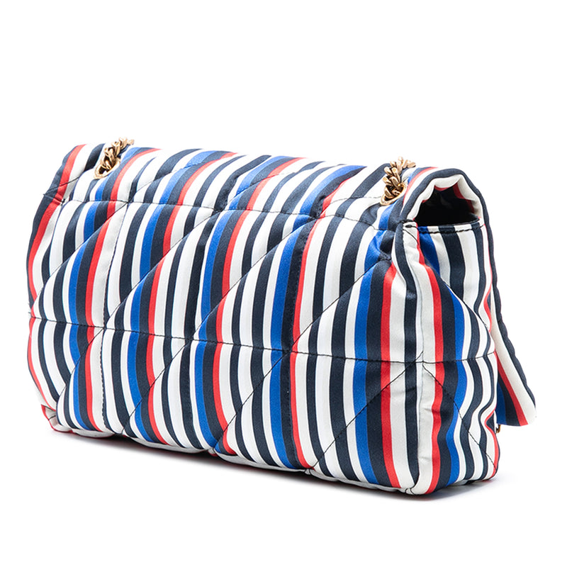 Medium Quilted Silk Carre Patchwork Jamie Shoulder Bag - Image 2