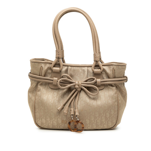 Diorissimo Trotter Canvas Bow Tote - Image 1