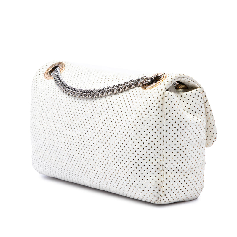 Small Perforated Calfskin Reissue 2.55 Drill Flap - Image 2